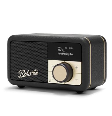 Roberts Revival Petite 2 - FM/DAB+/BT Draagbare Radio Zwart