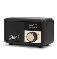 Roberts Revival Petite 2 - FM/DAB+/BT Draagbare Radio Zwart