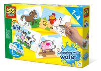 SES Kleuren met water boerderijdieren - thumbnail