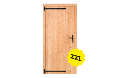 Douglas enkele klampdeur XXL 120x215 cm buitenmaat, linksdraaiend- - - Tuindeco