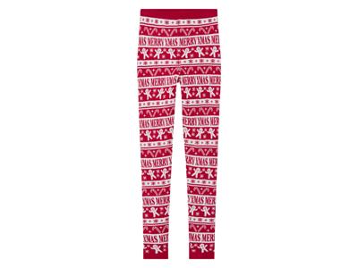 pepperts! Gebreide kinder legging (146/152, Rood)