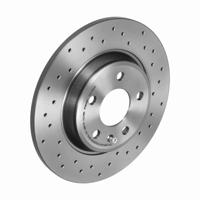 Remschijf BREMBO XTRA LINE BREMBO, Remschijftype: Geperforeerd, u.a. für Audi