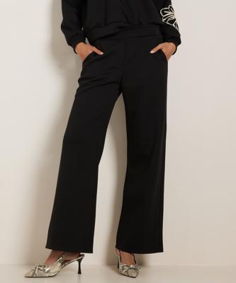 wide fit broek soft jersey
