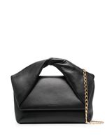 JW Anderson sac à bandoulière Twister médium en cuir - Noir