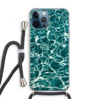 Weerkaatsing water: iPhone 12 Pro Transparant Hoesje met koord
