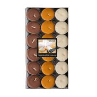 Geur theelichtjes/waxinelichtjes - Mega pack - 36x - Sandalwood-vanilla aroma - 4,5 branduren