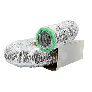 Geïsoleerde flexibele ventilatieslang - Ø100mm - Aluminium - DOOS a 10 METER