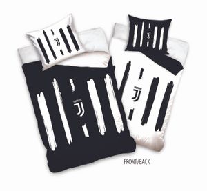 Dekbed Juventus Zwart/Wit 140x200/70x80 cm