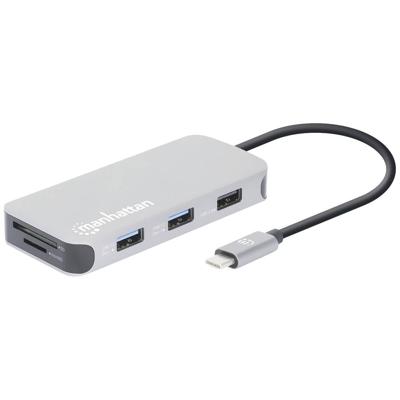 Manhattan 130615 USB-C dockingstation Geschikt voor merk (dockingstation): Universeel USB-C Power Delivery