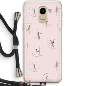 Dancing #3: Samsung Galaxy J6 (2018) Transparant Hoesje met koord
