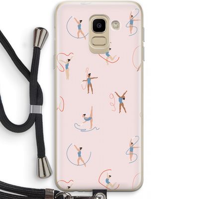 Dancing #3: Samsung Galaxy J6 (2018) Transparant Hoesje met koord