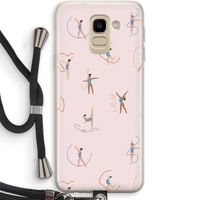 Dancing #3: Samsung Galaxy J6 (2018) Transparant Hoesje met koord