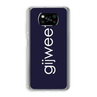 Gijweet: Xiaomi Poco X3 NFC Transparant Hoesje