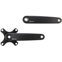 Miranda crankset delta jis voor gates 170mm mat zwart