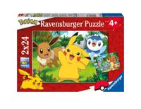 Ravensburger puzzel Pikachu en zijn vrienden 2x24 stukjes