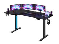 Zit Sta Bureau In hoogte verstelbaar - Zwart 160x75x73-118cm