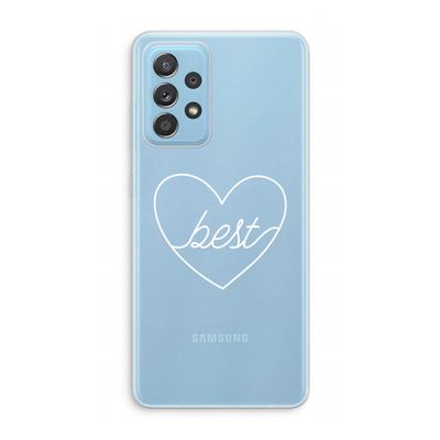 Best heart pastel: Samsung Galaxy A73 Transparant Hoesje