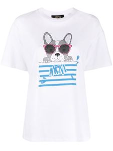 MCM t-shirt à imprimé graphique - Blanc