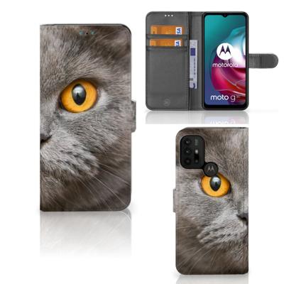 Telefoonhoesje | Met pasjeshouder | Motorola Moto G10 | G20 | G30 Britse Korthaar
