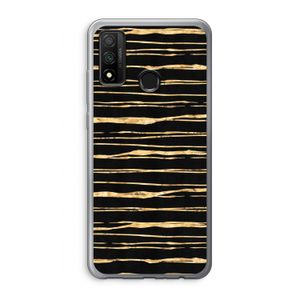 Gouden strepen: Huawei P Smart (2020) Transparant Hoesje