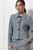 Studio Anneloes Klaartje Check Jacket 12790 Jackets 6911 Dark Blue/off White