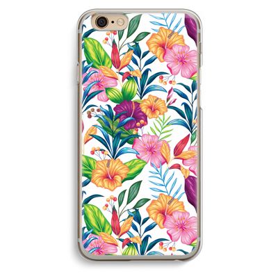 Tropisch 2: iPhone 6 / 6S Transparant Hoesje