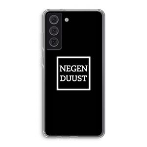 Negenduust black: Samsung Galaxy S21 FE Transparant Hoesje