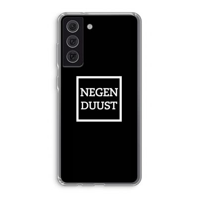 Negenduust black: Samsung Galaxy S21 FE Transparant Hoesje