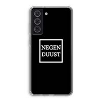 Negenduust black: Samsung Galaxy S21 FE Transparant Hoesje