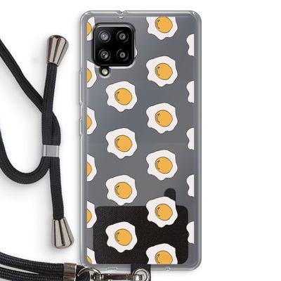 Bacon to my eggs #1: Samsung Galaxy A42 5G Transparant Hoesje met koord