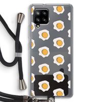 Bacon to my eggs #1: Samsung Galaxy A42 5G Transparant Hoesje met koord