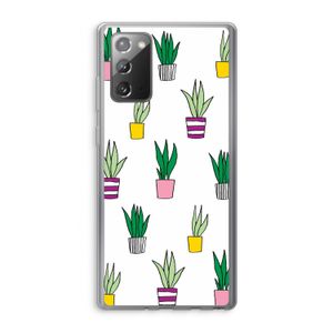 Sanseveria: Samsung Galaxy Note 20 / Note 20 5G Transparant Hoesje