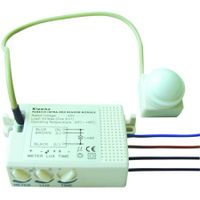 Klemko PIR Bewegingsmelder Inbouw 1000W 360° ø=6M 870500