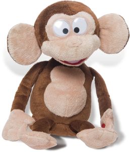 Grappige aap knuffel - bruin