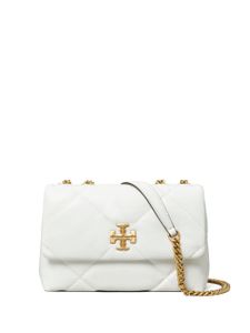 Tory Burch petit sac porté épaule Kira à design matelassé - Blanc