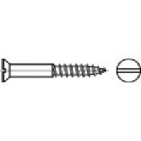 TOOLCRAFT TO-5447100 Verzonken houtschroef 8 mm 60 mm Sleuf DIN 97 Messing 100 stuk(s) - thumbnail