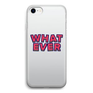 Whatever: iPhone SE 2020 Transparant Hoesje