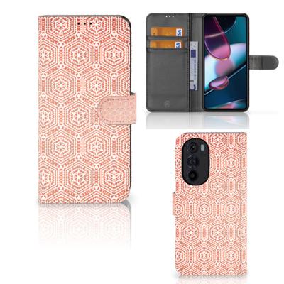 Motorola Edge 30 Pro | Telefoon Hoesje | Pattern Orange