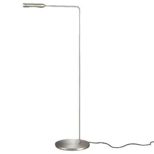 Lumina Flo Lounge vloerlamp LED 2700K geborsteld nikkel