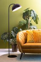 Light & Living Zwarte vloerlampMette 155cm - 1858712