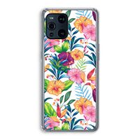 Tropisch 2: Oppo Find X3 Pro Transparant Hoesje