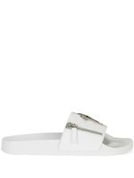 Giuseppe Zanotti claquettes Brett Zip - Blanc - thumbnail