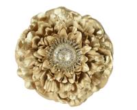 Bloem polyester d10h3 cm goud Decoris - Decoris Bloem polyester d10h3 cm goud Decoris - Decoris