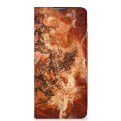 Motorola Moto E20 | Standcase | Marmer Bruin