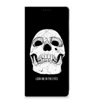 Mobiel BookCase Motorola Edge 40 Neo Skull Eyes