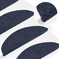 VidaXL Trapmatten zelfklevend 15 st 56x17x3 cm blauw