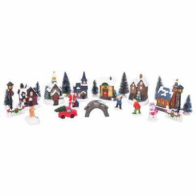 Kerst Tafeldecoratie Multikleur 6.5 x 9.1 cm Kunststof