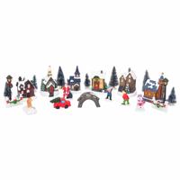 Kerst Tafeldecoratie Multikleur 6.5 x 9.1 cm Kunststof