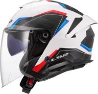 LS2 jethelm "of618 verso ii air" helmets of618 verso i air white/blue/red gr. m
