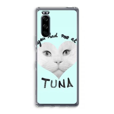 You had me at tuna: Sony Xperia 5 Transparant Hoesje